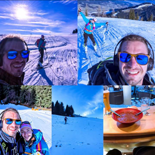 perfektes Wetter :-) für eine Skitour