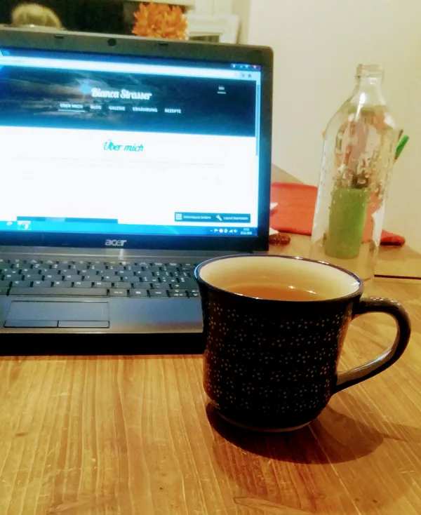 Meine Neue Bunzlauer Tasse von Wien schon eingeweiht 